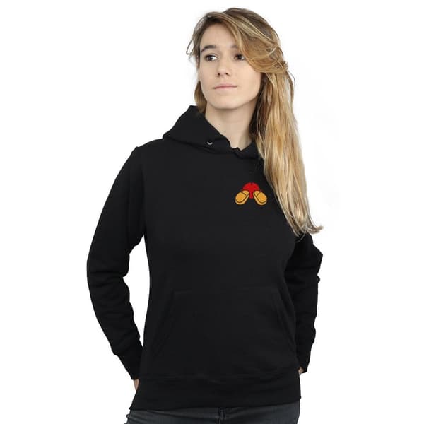 Disney Womens/Ladies Mickey Mouse Backside Breast Print Hoodie