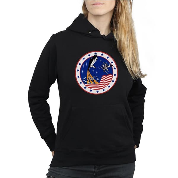 NASA Klassisk Rocket 76-hoodie för kvinnor/damer