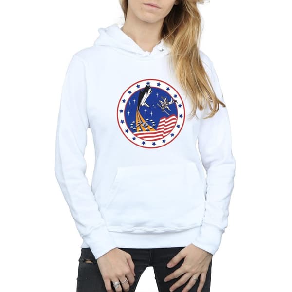 NASA Klassisk Rocket 76-hoodie för kvinnor/damer