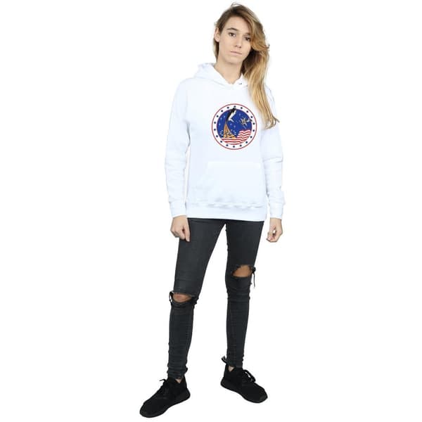 NASA Klassisk Rocket 76-hoodie för kvinnor/damer