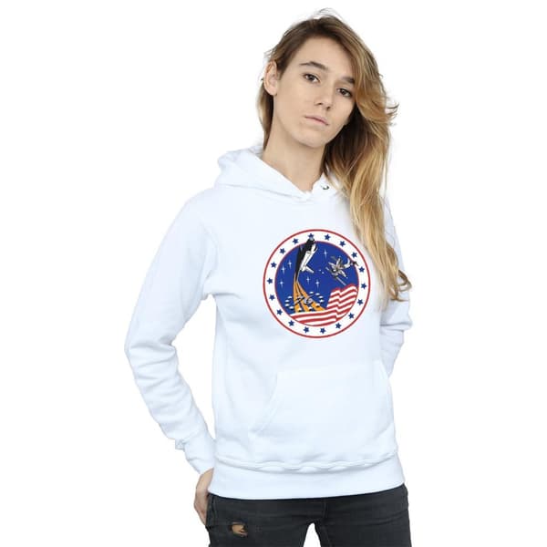 NASA Klassisk Rocket 76-hoodie för kvinnor/damer