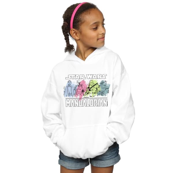 Star Wars Girls The Mandalorian Character Pose Hoodie