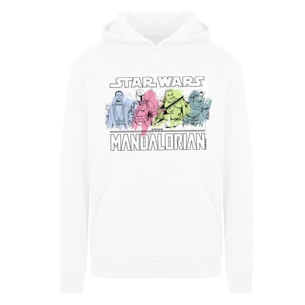 Star Wars Girls The Mandalorian Character Pose Hoodie