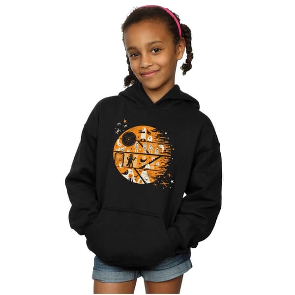 Star Wars Spooky Death Star-hoodie för flickor