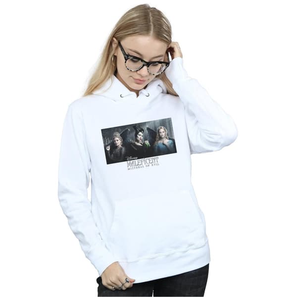 Disney Womens/Ladies Maleficent Mistress Of Evil Character Poster Hoodie