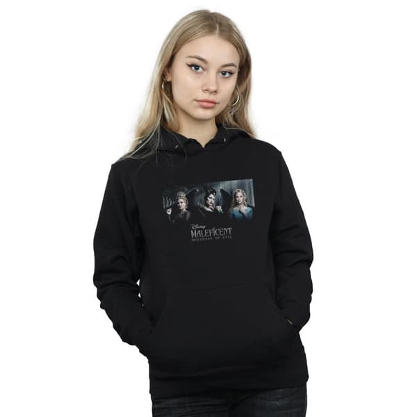 Disney Womens/Ladies Maleficent Mistress Of Evil Character Poster Hoodie