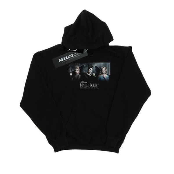 Disney Womens/Ladies Maleficent Mistress Of Evil Character Poster Hoodie Black M