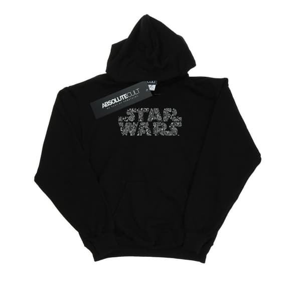 Star Wars Paisley Logo-huvtröja för pojkar
