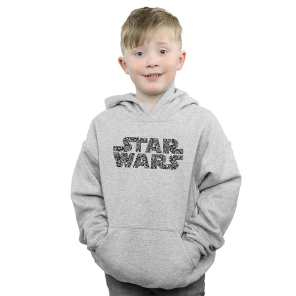 Star Wars Paisley Logo-huvtröja för pojkar