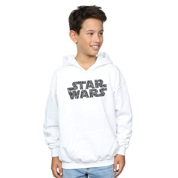 Star Wars Paisley Logo-huvtröja för pojkar