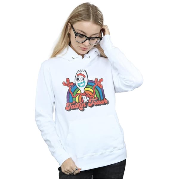 Disney Kvinnor/Damer Toy Story 4 Forky Talkin´ Trash Hoodie