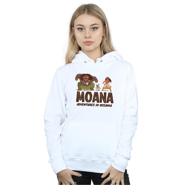 Disney Womens/Ladies Moana Adventures in Oceania Hoodie