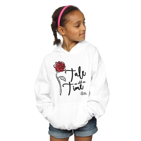Disney Girls Tale As Old As Time Rose Hoodie