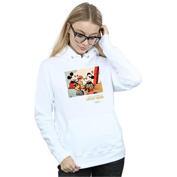 Disney Huvtröja - Bygga en byggnad - Musse Pigg, dam/dam