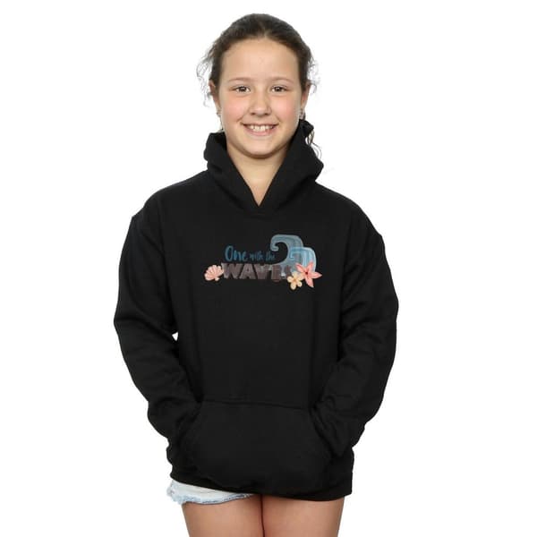 Disney Girls Moana One With The Waves Hoodie