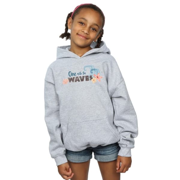 Disney Girls Moana One With The Waves Hoodie