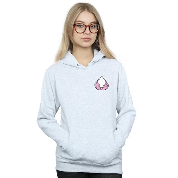 Disney Womens/Ladies Daisy Duck Backside Breast Print Hoodie