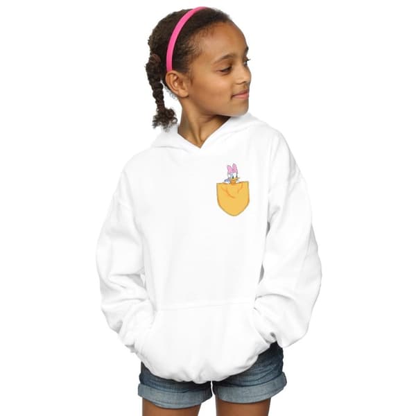 Disney Daisy Duck-hoodie med fuskficka för flickor