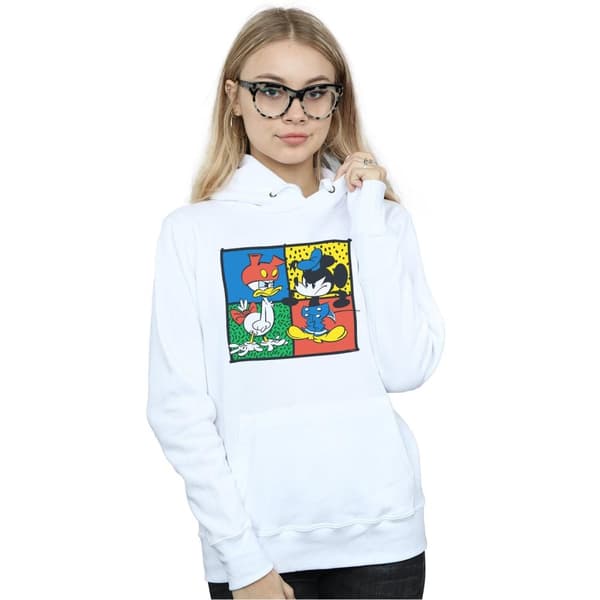 Disney Womens/Ladies Mickey Mouse Donald Clothes Swap Hoodie