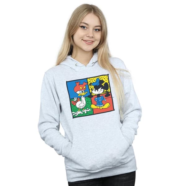 Disney Womens/Ladies Mickey Mouse Donald Clothes Swap Hoodie