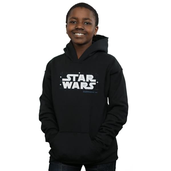 Star Wars Boys Final Design Logo Hoodie