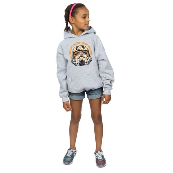 Star Wars Girls Stormtrooper Dia De Los Muertos Hoodie
