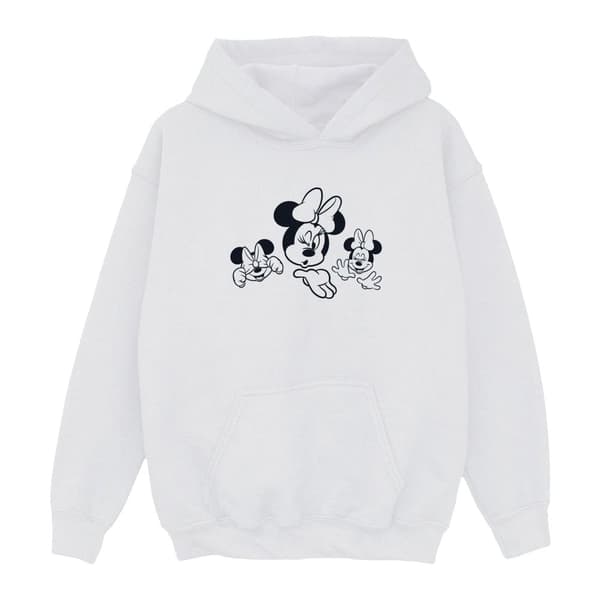Disney Minnie Mouse Three Faces-hoodie för flickor