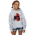 Pikkukuva 2 / 5: Star Wars Girls The Last Jedi Stormtrooper Red Cubist Helmet Hoodie
