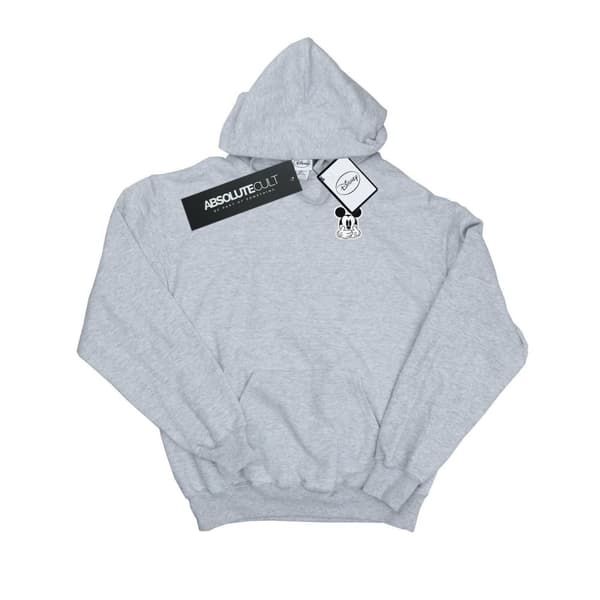 Disney Womens/Ladies Mickey Mouse Dont Speak Breast Print Hoodie