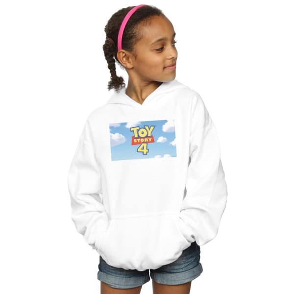 Disney Girls Toy Story 4 Cloud Logo Hoodie