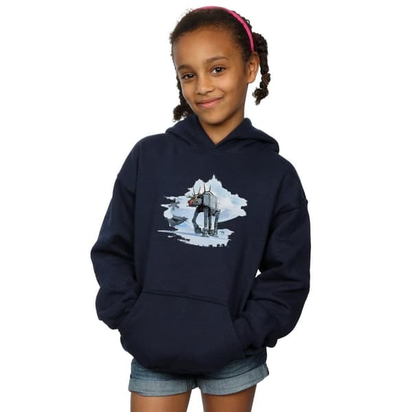 Star Wars Girls Christmas AT-AT Reindeer Hoodie