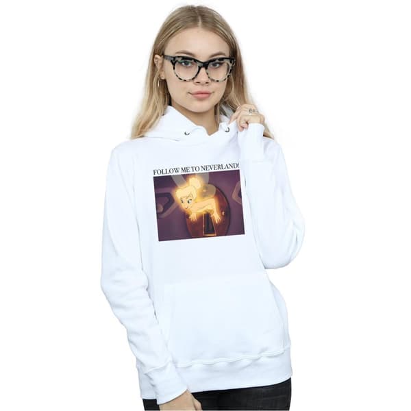 Disney Tinker Bell Follow Me-hoodie för damer/kvinnor