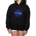 Miniatyrbild 3 av 5: NASA Classic Insignia Logo Distressed Hoodie för flickor