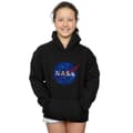 Miniatyrbild 2 av 5: NASA Classic Insignia Logo Distressed Hoodie för flickor