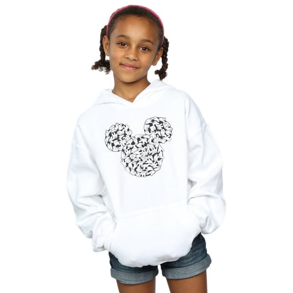Disney Girls Mickey Mouse Head Of Hands Hoodie