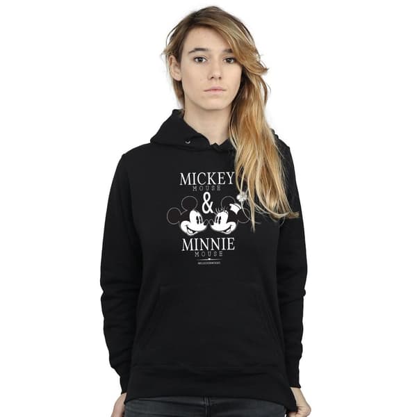 Disney Womens/Ladies Mickey And Minnie Mouse Mousecrush Mondays Hoodie