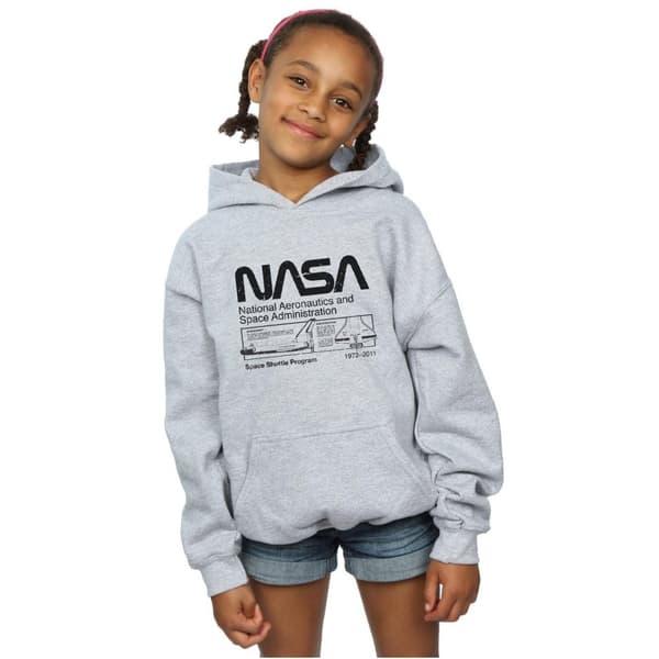 NASA Girls Classic Space Shuttle Hoodie