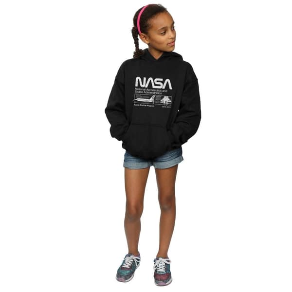 NASA Girls Classic Space Shuttle Hoodie
