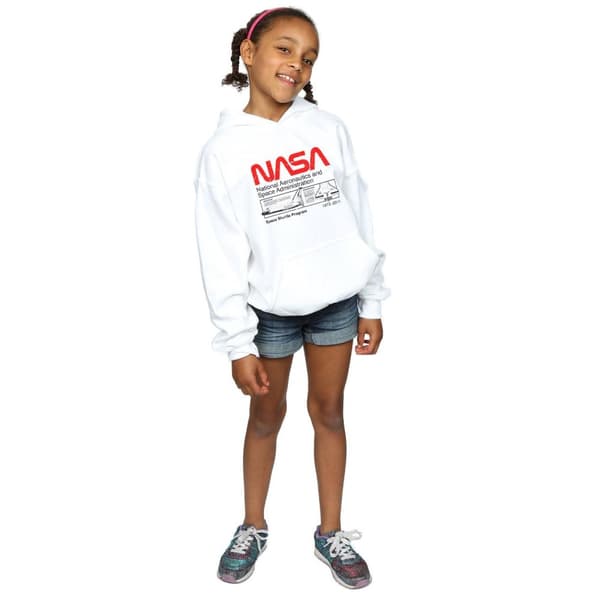 NASA Girls Classic Space Shuttle Hoodie