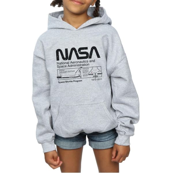 NASA Girls Classic Space Shuttle Hoodie