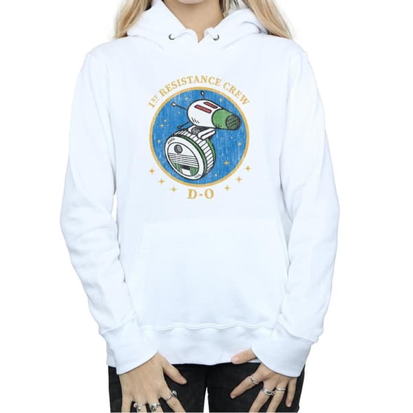 Star Wars: The Rise of Skywalker Womens/Ladies Star Wars The Rise Of Skywalker D-O First Resistance Crew Hoodie