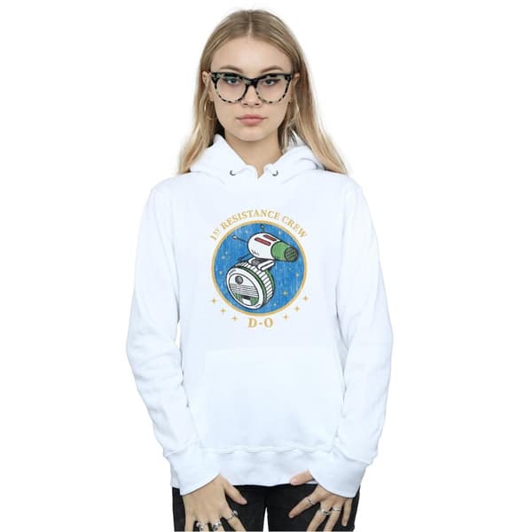 Star Wars: The Rise of Skywalker Womens/Ladies Star Wars The Rise Of Skywalker D-O First Resistance Crew Hoodie