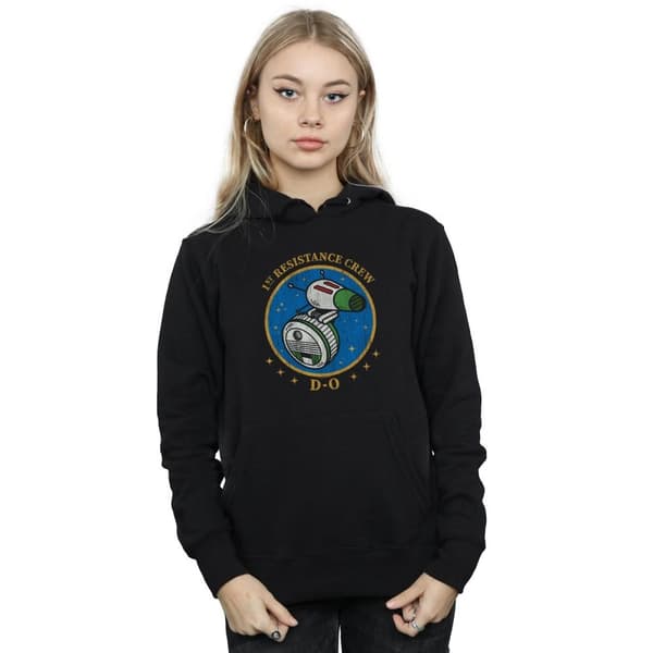 Star Wars: The Rise of Skywalker Womens/Ladies Star Wars The Rise Of Skywalker D-O First Resistance Crew Hoodie