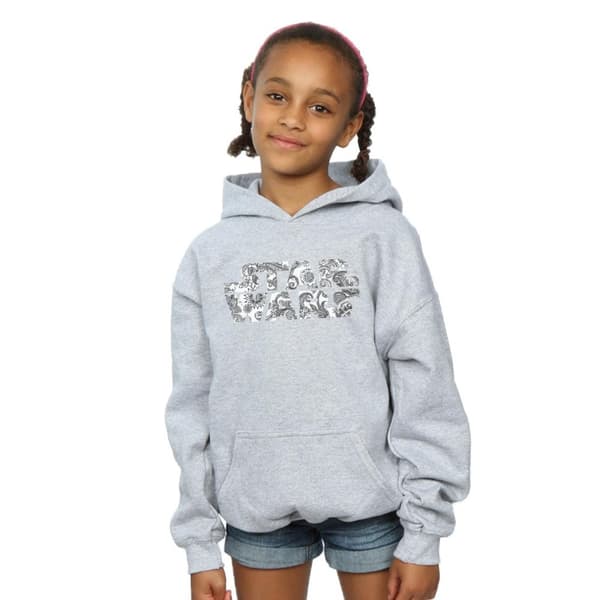Star Wars Ornamental Logo Hoodie för flickor