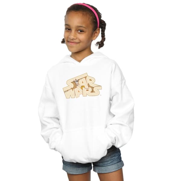 Star Wars Girls Tatooine Jumble Logo Hoodie