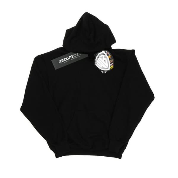 Looney Tunes Boys Bugs Bunny Breast Print Hoodie Black 7-8 Years