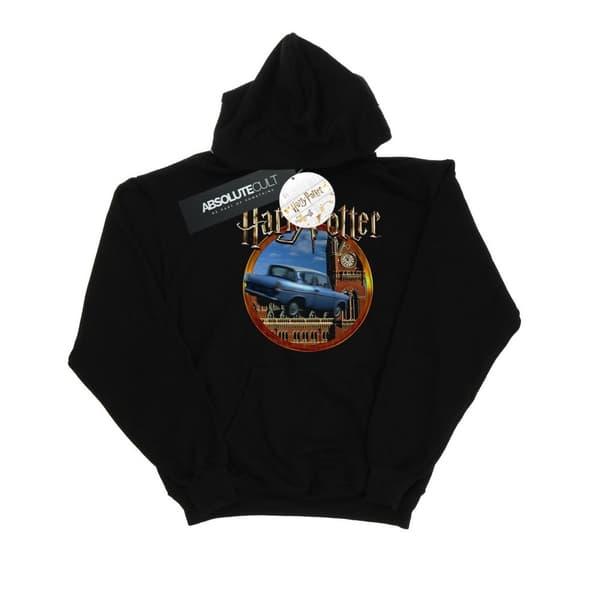 Harry Potter Huvtröja - Flygande bil, dam/dam Black XL