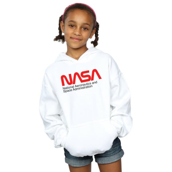 NASA Aeronautics And Space-hoodie för flickor
