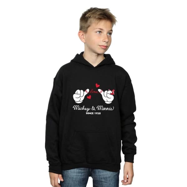 Disney Boys Mickey Mouse Love Hands Hoodie
