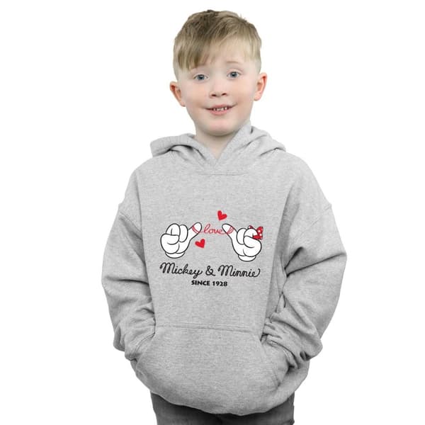Disney Pojkar Musse Pigg Love Hands Hoodie